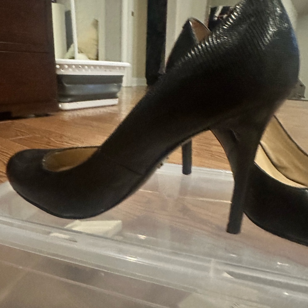 Sleek Black Stiletto Heels